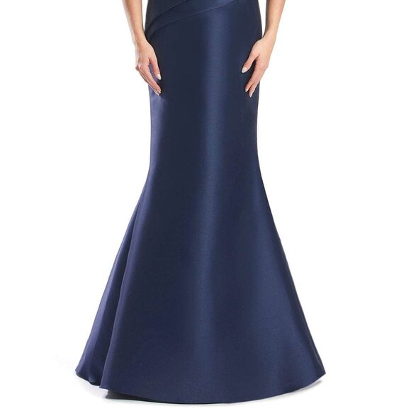 NWT Alexander by Daymor 1758S23 Mermaid Mother of the Bride Dress Navy Size 12 - Picture 2 of 6